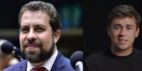 Montagem: Guilherme Boulos (PSOL-SP) e Nikolas Ferreira (PL-MG)  Foto: Montagem: Zeca Ferreira/Câmara dos Deputados e Reprodução/Instagram