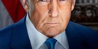Retrato oficial de Donald Trump como presidente dos EUA  Foto: Divulgação/TRUMP VANCE TRANSITION TEAM/Daniel Torok / Estadão