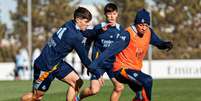  Foto: Divulgação - Legenda: Jogadores do Real Madrid durante treinamento da equipe / Jogada10