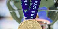 Medalha de campe&atilde;o do Paraz&atilde;o de 2024  Foto: Divulga&ccedil;&atilde;o/Instagram/Federa&ccedil;&atilde;o Paraense de Futebol/Thiago Lobato