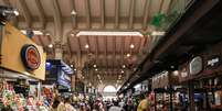 Mercado Municipal de São Paulo, popularmente conhecido como Mercadão, foi reinaugurado nesta segunda-feira, 20, após a finalização de parte das obras de restauro.  Foto: Werther Santana/Estadão / Estadão