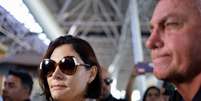 Michelle e Bolsonaro  Foto: REUTERS/Ueslei Marcelino