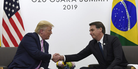 Bolsonaro parabeniza Donald Trump pela posse presidencial  Foto: Reprodução/Brazil Embassy