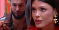 Diego Hypólito vai desistir do 'BBB 25'? Brother admite vontade de apertar botão de desistência e é aconselhado por Vitória Strada.  Foto: Reprodução, TV Globo / Purepeople