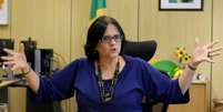 Senadora Damares Alves questiona uma resolu&ccedil;&atilde;o do Conanda que facilita o acesso de crian&ccedil;as ao aborto em casos permitidos pela lei brasileira  Foto: Dida Sampaio/Estad&atilde;o / Estad&atilde;o