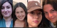 Uma foto combinada mostra as reféns israelenses Karina Ariev, Naama Levy, Liri Albag e Daniela Gilboa  Foto: Bring Them Home Now/Folheto via REUTERS. 