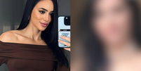 Bruna Biancardi revela foto antes da rinoplastia para massacrar internauta que a acusou de 'fazer muita plástica'. Veja antes e depois.  Foto: Reprodução, Instagram / Purepeople