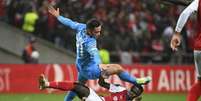  Foto: JOHN MACDOUGALL/AFP via Getty Images - Legenda: Bruma, novo alvo do Vasco, está no Braga desde 2022/23 / Jogada10