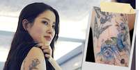 Narr trabalha como tatuadora na Coreia do Sul há cerca de sete anos  Foto: Paul Ivan Harris / BBC / BBC News Brasil