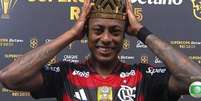  Foto: Reprodução - Legenda: Bruno Henrique foi eleito melhor jogador da Supercopa Rei / Jogada10