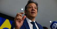 O ministro da Fazenda, Fernando Haddad, durante coletiva de imprensa.  Foto: Wilton Junior/Estadão / Estadão