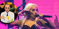 Christina Aguilera no Brasil: maquiador da cantora revela x segredos de beleza dela e o melhor truque para segurar a make no calor.  Foto: Brazil News / Purepeople
