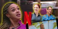 Quase ninguém sabe, mas Aline do 'BBB 25' já participou de uma super produção da Netflix com Gkay e Durval Lélys.  Foto: Reprodução, Netflix / AGNews / Purepeople