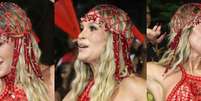 Carnaval 2025 vem aí! Flávia Alessandra alia transparência e crochê em look vermelho e evidencia corpo torneado; fotos!.  Foto: BrazilNews / Purepeople