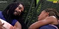 Diogo e Aline 'BBB 25'  Foto: Reprodução/Globoplay / Mais Novela