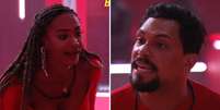 Aline briga com Vinícius durante festa do BBB 25  Foto: Reprodução/Globo / Contigo