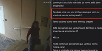 ‘Um inferno’: Casal de SC perseguido por stalker revela prints com ameaças e ofensas  Foto: Reprodução/Instagram