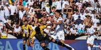  Foto: Higor Basso/Grêmio Novorizontino - Legenda: Novorizontino dá nó no Peixe, que vai mal no ataque e não sai do 0 a 0 em Novorizonte / Jogada10
