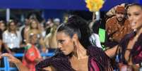 Tá ficando sério? José Loreto 'baba' ao ver samba no pé de Alane Dias em ensaio técnico da Grande Rio na Sapucaí. Fotos!.  Foto: AGNews, Victor Chapetta / Purepeople