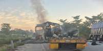 Colisão entre ônibus e caminhão no México deixa dezenas de mortos e nove feridos.  Foto: Reprodução/Facebook/Tours Acosta