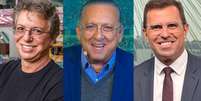 Boninho, Galvão Bueno e Rodrigo Bocardi: famosos, ricos e agora livres para faturar fora da Globo  Foto: Reproduções