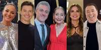 Ticiane Pinheiro, Rodrigo Faro, Sonia Abrão, Luciana Gimenez e Raul Gil são alguns dos artistas de outros canais que foram à Globo a convite de Luciano Huck  Foto: Reproduções