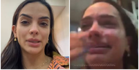 Jogadora de vôlei chora em live e acusa namorado de traição: 'Ele é um lixo'  Foto: Reprodução/Instagram/@natharaujo_