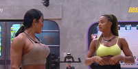 Gracyanne Barbosa e Aline se estranham: ‘Fiquei chateada’  Foto: Reprodução/TV Globo