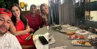 Neymar e Bruna Biancardi recebem amigos na primeira noite na nova mans&atilde;o em Santos  Foto: Reprodu&ccedil;&atilde;o/Instagram / Contigo