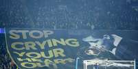 Torcedores do Manchester City provocam Vini Jr.  Foto: Reuters/Phil Noble