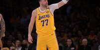 Luka Doncic em ação pelos Lakers  Foto: Reuters/Jayne Kamin-Oncea