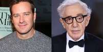 None  Foto: Armie Hammer ( Bruce Glikas/WireImage) | Woody Allen ( Maria Moratti/Getty Images) / Rolling Stone Brasil