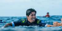 Miguel Pupo foi o líder com 7.77 pontos  Foto: Divulgação/WSL