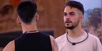Gêmeos lamentam desclassificação no BBB25  Foto: Reprodução | Globoplay