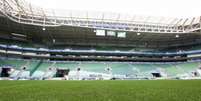  Foto: Fabio Menotti/Palmeiras - Legenda: Palmeiras emite comunicado defendendo gramado do Allianz Parque / Jogada10