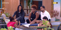 Brothers analisaram o comportamento de Aline e Guilherme na casa   Foto: Globoplay/Reprodução