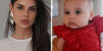 Amanda Kimberlly e Helena, filha de Neymar  Foto: Reprodu&ccedil;&atilde;o | Instagram