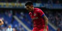  Foto: Alex Caparros/Getty Images - Legenda: Fabrizio Angileri, do Getafe (ESP), n&atilde;o entra em campo h&aacute; nove meses / Jogada10