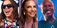 Veja o line-up completo do Nosso Camarote em 2025!  Foto: Reprodu&ccedil;&atilde;o - Instagram/@ensaiosdaanitta; Rafa Mattei; William Castro