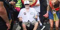 Marcelo Rubens Paiva foi homenageado pelo bloco Baixo Augusta.  Foto: Clayton Felizardo / Brazil News / Purepeople