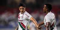  Foto: Marcelo Gonçalves/Fluminense - Legenda: Cano e Arias deixaram suas marcas na partida / Jogada10