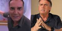 Leo Dias rebateu as críticas ao entrevistar Jair Bolsonaro  Foto: Reprodução/LeoDias TV / Contigo