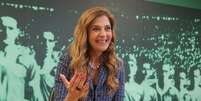 Leila Pereira exaltou receita recorde do Palmeiras em 2024.  Foto: Alex Silva/Estad&atilde;o / Estad&atilde;o