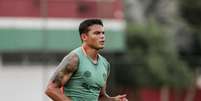  Foto: LUCAS MERÇON / FLUMINENSE F.C. - Legenda: Thiago Silva não entra em campo pelo Fluminense desde o começo de fevereiro / Jogada10