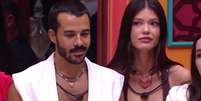 Vitória Strada e Mateus entraram como dupla no BBB 25; brother foi eliminado no quinto paredão  Foto: @bbb via X (Twitter) / Estadão