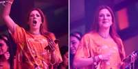 Gravidíssima, Dani Calabresa curte show de Xanddy no Carnaval em São Paulo  Foto: Andy Santana / Brazil News / Contigo