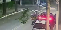Criminoso tenta assaltar escolta do vice-governador de SP e é morto.  Foto: Reprodução/Redes sociais 