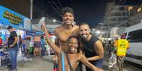 Danilo Henrique e amigos curtem o carnaval em Salvador   Foto: Foto: Bruna Rocha