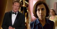 Conan O'Brien debochou de Ainda Estou Aqui durante o Oscar 2025  Foto: Reprodução/TNT/Divulgação / Contigo