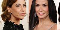 Maquiagem no Oscar 2025: TOP 5 de experts de beleza tem Fernanda Torres, Demi Moore e mais famosas; veja como copiar J&Aacute;!.  Foto: Getty Images / Purepeople